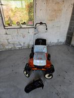 Tondeuse Stihl RMA 765 + kit mulshing+ adaptateur batteries, Enlèvement, Comme neuf, Bac de ramassage
