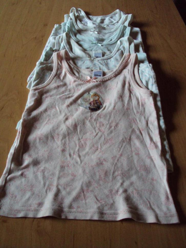 Set van 5 onderhemdjes meisje. Maat 110-116. Frozen, Kinderen en Baby's, Kinderkleding | Overige, Meisje, Ophalen of Verzenden