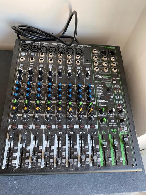 Mackie ProFX12v3 12 channel mixer, Muziek en Instrumenten, Mengpanelen, Zo goed als nieuw, 10 tot 20 kanalen, Ophalen