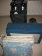 Babyspulletjes  en opvouwbaaar babybedje (donker blauw), Gebruikt, Ophalen of Verzenden, Minder dan 140 cm, Matras