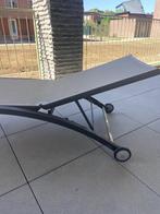 Mooi ligbed L200-B73, Tuin en Terras, Ligbedden, Ophalen, Zo goed als nieuw, Aluminium, Verrijdbaar