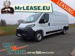 LEASING PEUGEOT BOXER L4H2 NIEUW / AUTOMAAT / 3 PLAATSEN, Auto's, Bestelwagens en Lichte vracht, Stof, Wit, Bedrijf, Diesel
