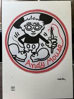 Keith Haring - Andy Mouse, Antiek en Kunst, Kunst | Litho's en Zeefdrukken, Ophalen of Verzenden