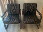 Bijzet stoelen (x2), Huis en Inrichting, Stoelen, Ophalen, Twee, Zwart, Vintage
