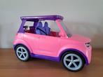 Barbie auto SUV, omvormbaar tot podium, de wielen draaien, Ophalen of Verzenden, Zo goed als nieuw, Barbie