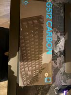 Toetsenbord logitech G512 carbon frans toetsenbord, Enlèvement, Azerty, Comme neuf