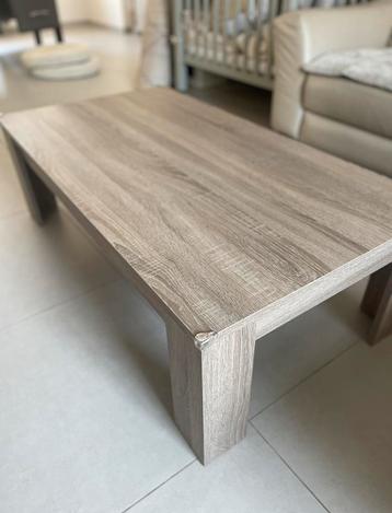 Grote houten salontafel 65 cm x 120 cm in perfecte staat! beschikbaar voor biedingen