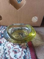 Gele glazen schaal, Ophalen of Verzenden