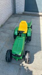 Speelgoedtractor John Deere met kiepkar, Kinderen en Baby's, Ophalen, Zo goed als nieuw