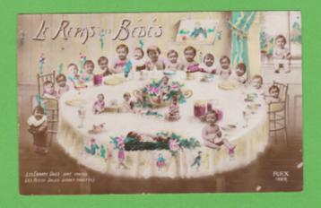 Ansichtkaart uit 1923 - Babyvoeding. beschikbaar voor biedingen