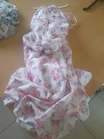 Elegante bloemen jurk, Ophalen, Wit, Maat 42/44 (L), Nieuw