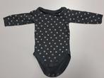 Zwarte romper met sterretjes - lange mouwen, Kinderen en Baby's, Babykleding | Maat 50, Ophalen