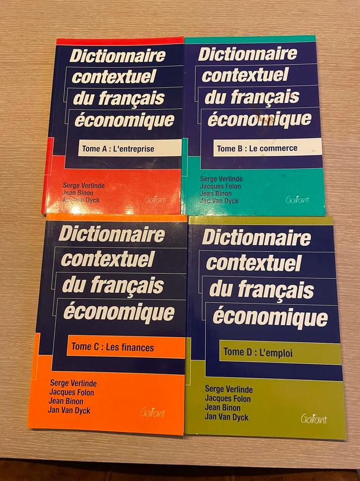 Franse leerboeken (4) | economische woordenschat, Boeken, Taal | Overige Talen, Gelezen, Non-fictie, Ophalen of Verzenden
