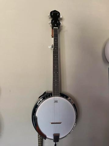 Harley Benton hbj-25 banjo + accessoires beschikbaar voor biedingen