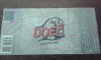 Bieretiket DOEF (brouwerij Doef), Verzamelen, Ophalen of Verzenden, Nieuw