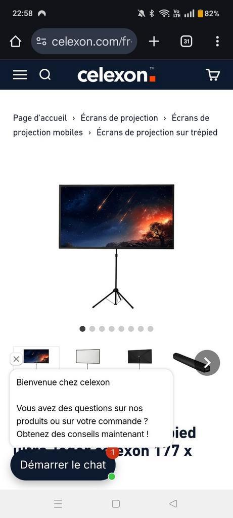Celexon 1091477, Audio, Tv en Foto, Projectieschermen, Zo goed als nieuw, Ophalen