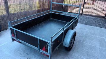 remorque à essieu unique non freinée 750 kg, Autos : Divers, Remorques, Enlèvement ou Envoi, Utilisé