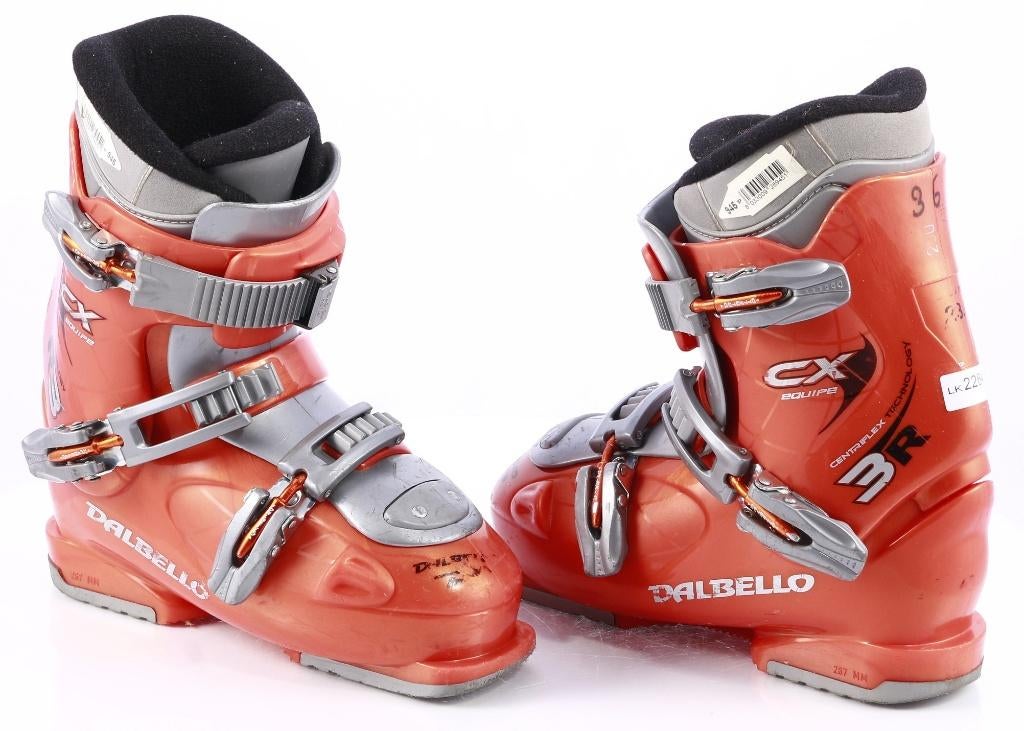 Chaussures de ski pour enfants 36.5 37 EU DALBELLO CX EQUIPE, Carving, Enlèvement ou Envoi, Utilisé, Chaussures
