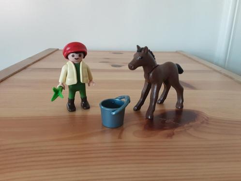 Garçon et poulain PlayMobil - complet, Enfants & Bébés, Jouets | Playmobil, Comme neuf, Ensemble complet, Enlèvement ou Envoi