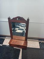 sleutelkastje massief hout en spiegel, Antiek en Kunst, Ophalen