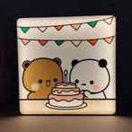 Bubu & Dudu Verjaardagslamp – Kawaii LED Nachtlampje, Led-lamp, Minder dan 30 watt, Nieuw, Overige fittingen