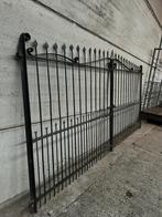 Mooie grote dubbele vol smeedijzeren poort of hekken, Ophalen, Gebruikt, IJzer, Draaipoort