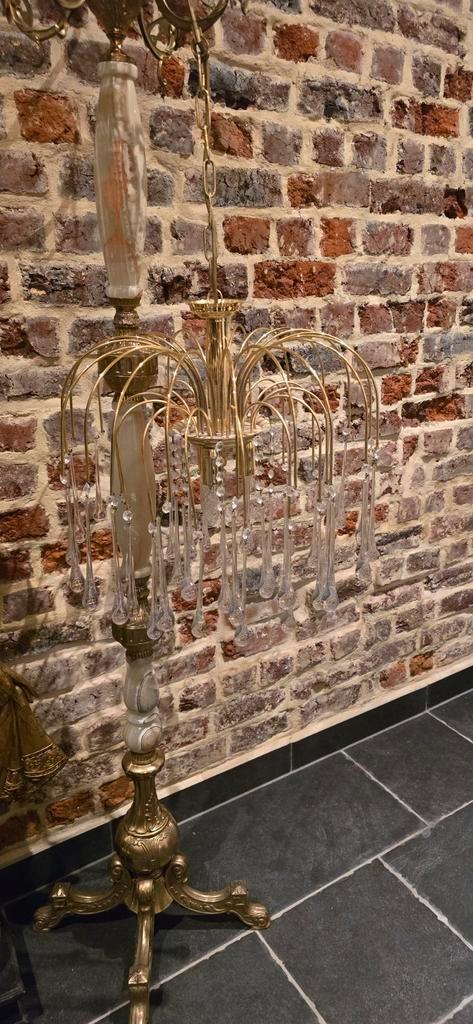 Glamoureuze kroonluchter "Murano raindrops", Huis en Inrichting, Lampen | Kroonluchters, Zo goed als nieuw, Ophalen of Verzenden
