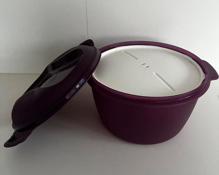 NIEUW! Maxi graankoker/rijstkoker 3 liter van Tupperware, Huis en Inrichting, Keuken | Tupperware, Nieuw, Paars, Ophalen of Verzenden