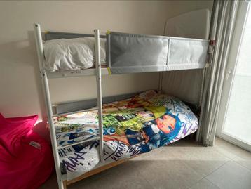 NOG TE KOOP - IKEA VITVAL stapelbed als nieuw  beschikbaar voor biedingen