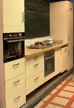 Cuisine, Huis en Inrichting, Keuken | Complete keukens, Gebruikt, Dubbelwandige keuken, Ophalen of Verzenden, Crème