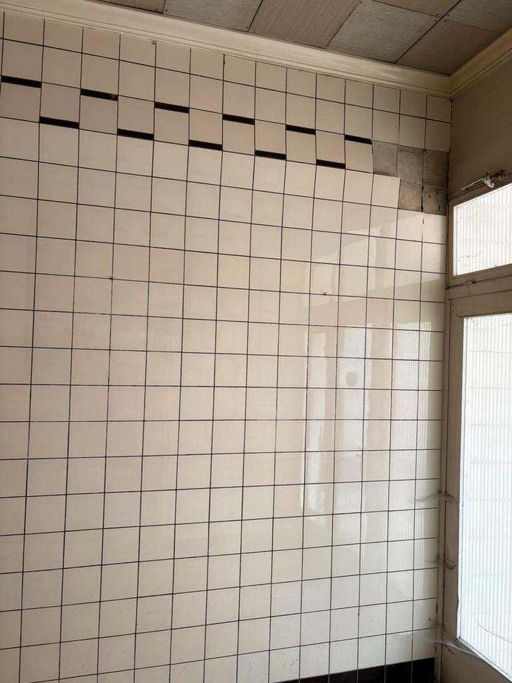 Antieke tegels - vintage - jaren 50, Doe-het-zelf en Bouw, Tegels, Gebruikt, Wandtegels, Keramiek, Minder dan 20 cm, Minder dan 20 cm