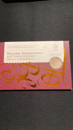 William Shakespeare 2€ - Saint-Marin 2016, Timbres & Monnaies, Monnaies | Europe | Monnaies euro, Envoi, Saint-Marin, 2 euros