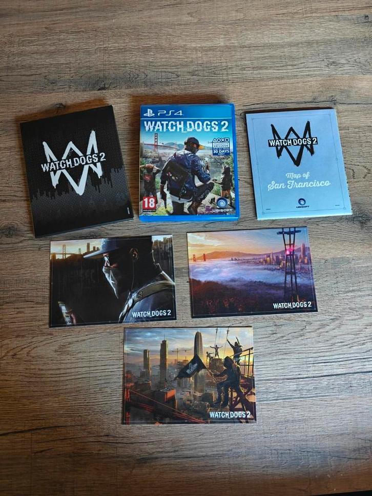 Watch dogs 2 deluxe edition ps4, Games en Spelcomputers, Games | Sony PlayStation 4, Zo goed als nieuw, Ophalen of Verzenden