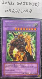 Elemental Hero Wildedge (1st Ed. - Rare - DP03-EN010), Ophalen of Verzenden, Zo goed als nieuw, Meerdere kaarten, Foil