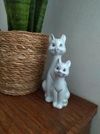Figurine Chat en porcelaine vintage, Enlèvement ou Envoi