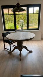 Landelijk eiken houten tafel, Ophalen, Zo goed als nieuw