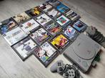 PS1 + 20 games + G-Con45, Games en Spelcomputers, Spelcomputers | Sony PlayStation 1, Met 1 controller, Gebruikt, Ophalen of Verzenden