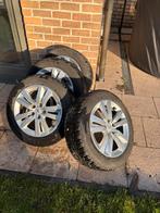 Wielen Peugeot 308 met winterbanden Unitoyal 205/55R16, Auto-onderdelen, Ophalen, Winterbanden, Band(en)