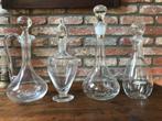 Hand made glazen karaffen, Ophalen