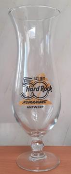 Glas Hard Rock Cafe 50 jaar Antwerp, Verzamelen, Glas en Drinkglazen, Ophalen of Verzenden, Zo goed als nieuw, Bierglas