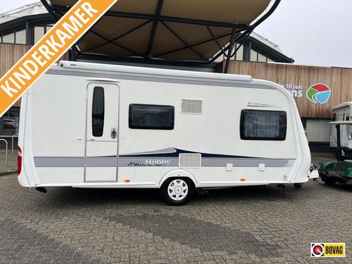 Hobby De Luxe 490 KMF 2012 MOVER + LUIFEL!, Caravans en Kamperen, Caravans, Bedrijf, tot en met 6, 1000 - 1250 kg, Treinzit, Hobby