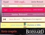 Janine BOISSARD - 12 livres grand format en vente séparément, Comme neuf, Belgique, BOISSARD Janine, Enlèvement ou Envoi
