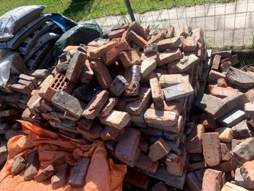 Gevelstenen (gerecupereerd), Doe-het-zelf en Bouw, Metselstenen, Ophalen, Gebruikt, Bakstenen