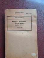TM 30-254 military dictionary English-Russian 1941, Verzamelen, Militaria | Tweede Wereldoorlog, Ophalen, Landmacht, Boek of Tijdschrift