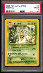 Beedrill PSA 9 - 17/102 - Base Set 1999, Hobby en Vrije tijd, Verzamelkaartspellen | Pokémon, Verzenden, Zo goed als nieuw, Losse kaart