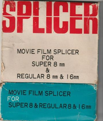 SPLICER  Movie Film Splicer for Super 8 & Regular 8 & 16mm beschikbaar voor biedingen