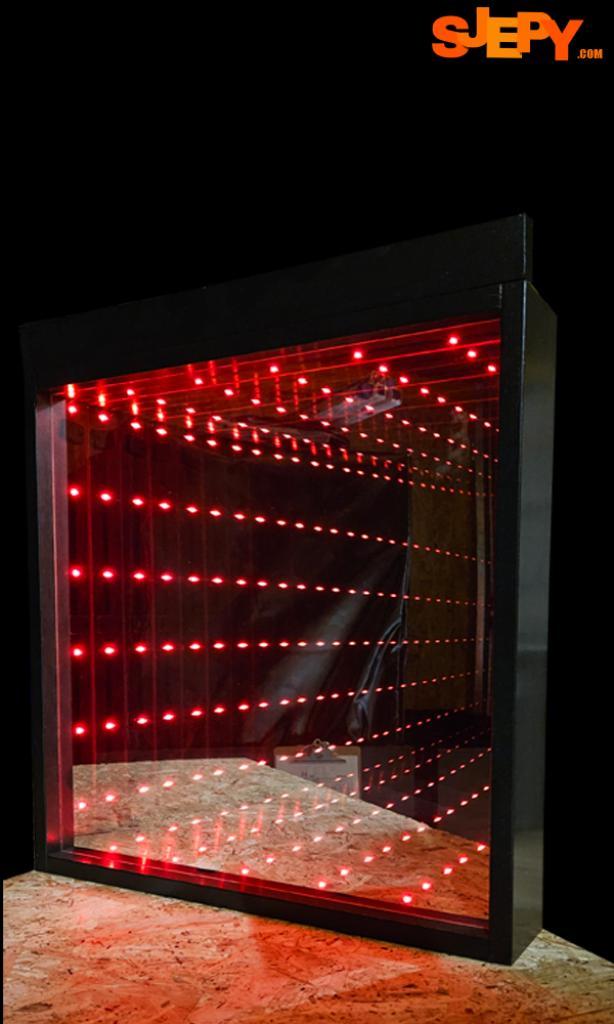 Miroir Infinity Smile 50x50cm, Hobby & Loisirs créatifs, Articles de fête, Neuf, Décoration, Envoi