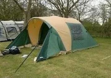 Katoenen camping tent Cabanon Biscaya, Caravans en Kamperen, Tenten, Ophalen