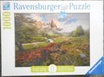 ravensburger puzzel 1000 stukjes nature nr 17 franse alpen, Nieuw, Ophalen of Verzenden