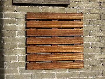 Tuintegel, terrastegel hardhout bankirae 50 x 50  beschikbaar voor biedingen